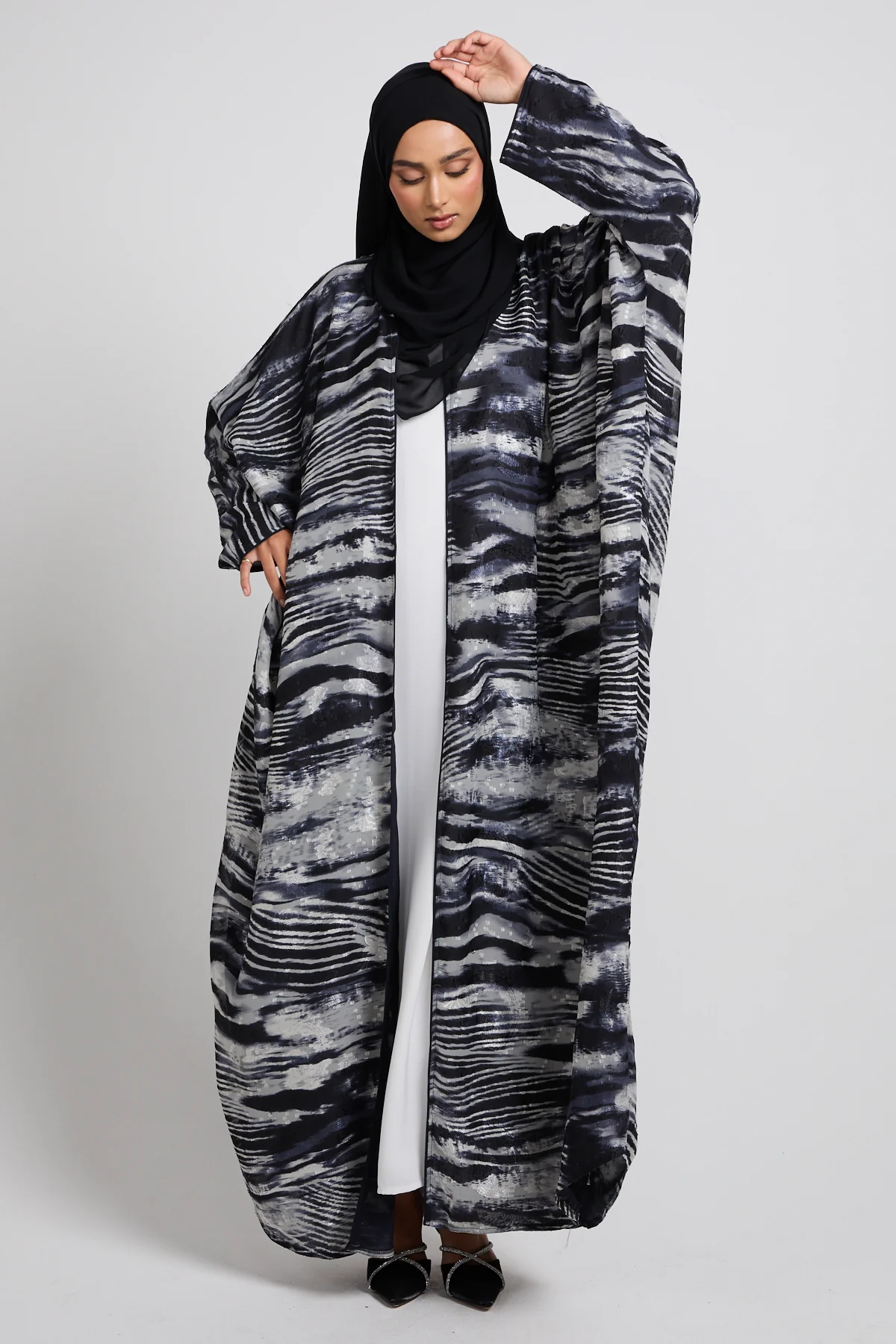 Smoked Ink Open Bisht – LIMITED EDITION - Image 8