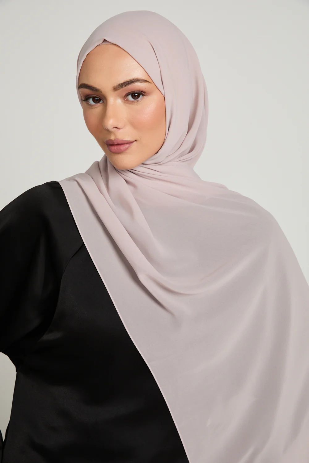 Soft Luxury Georgette Hijab - Rose Dust - Image 4