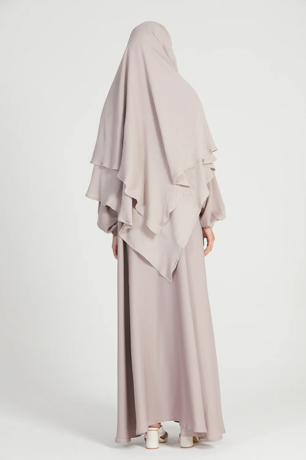 Two Layer Khimar - Natural - Image 3