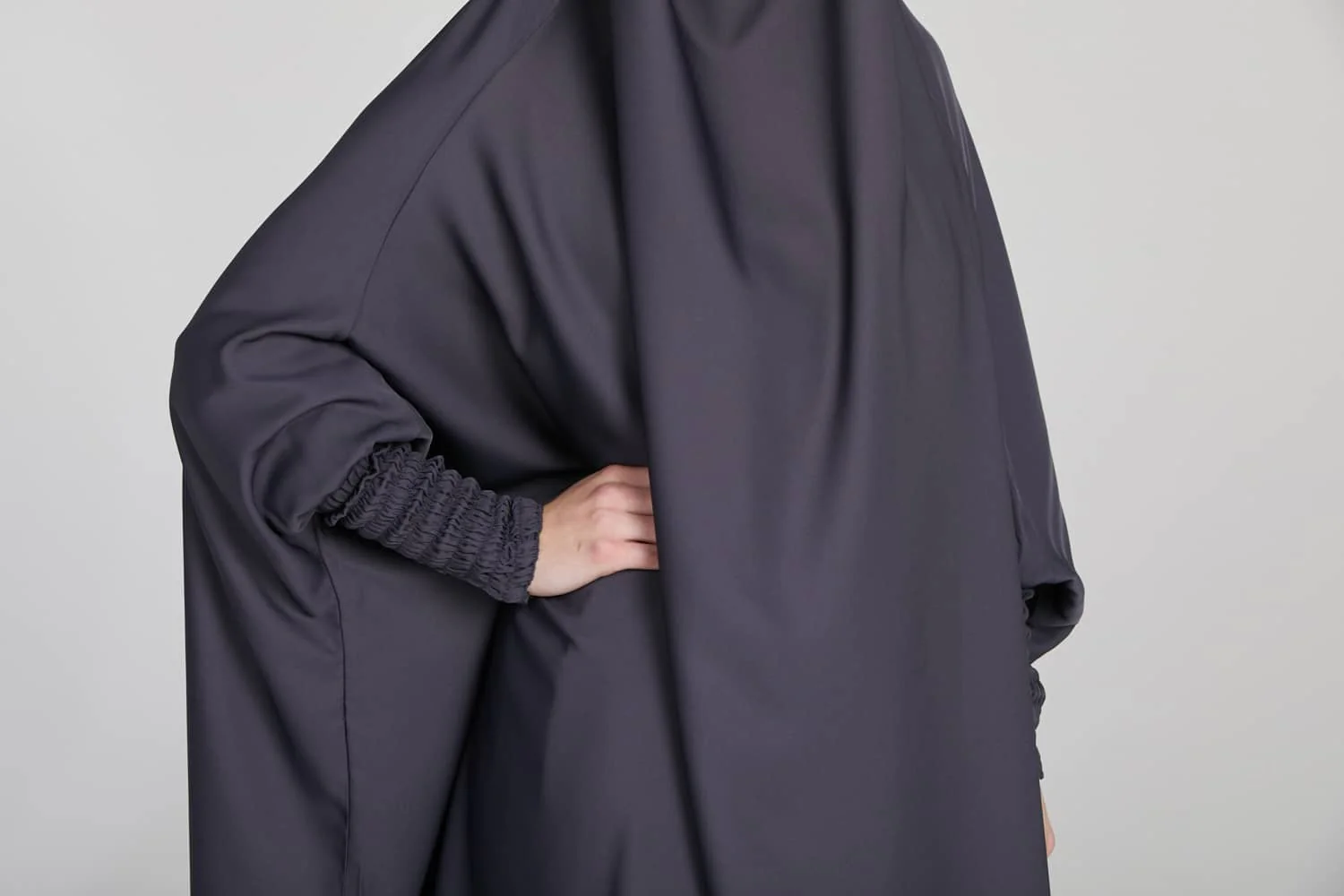 Two Piece Jilbab/Prayer Set - Pebble - Image 5